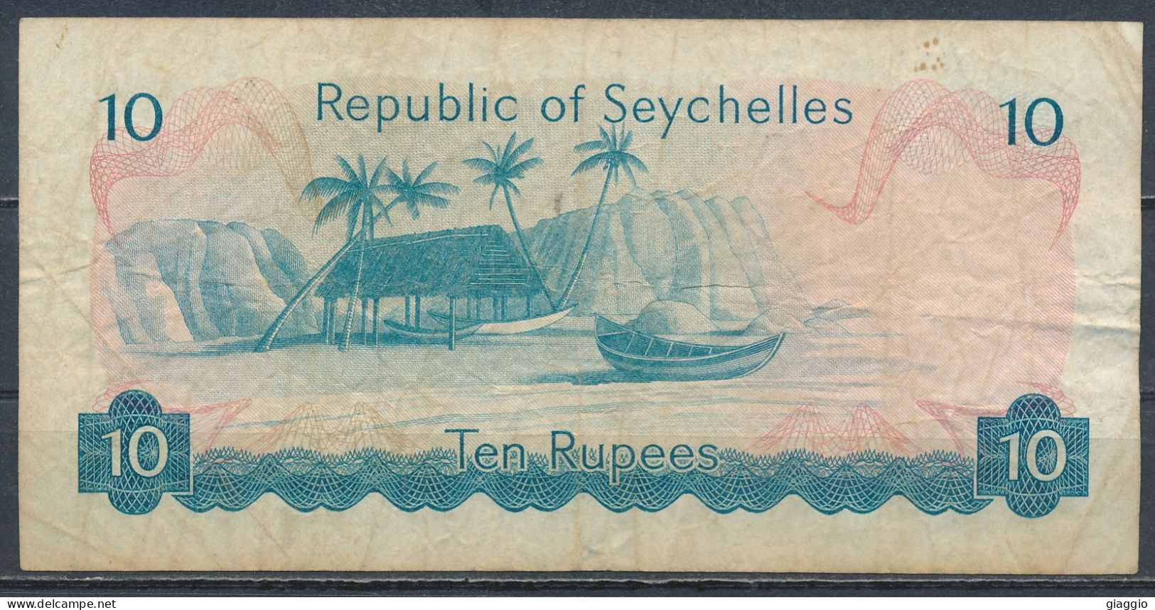 °°° SEYCHELLES 10 RUPEES 1976 °°° - Seychellen