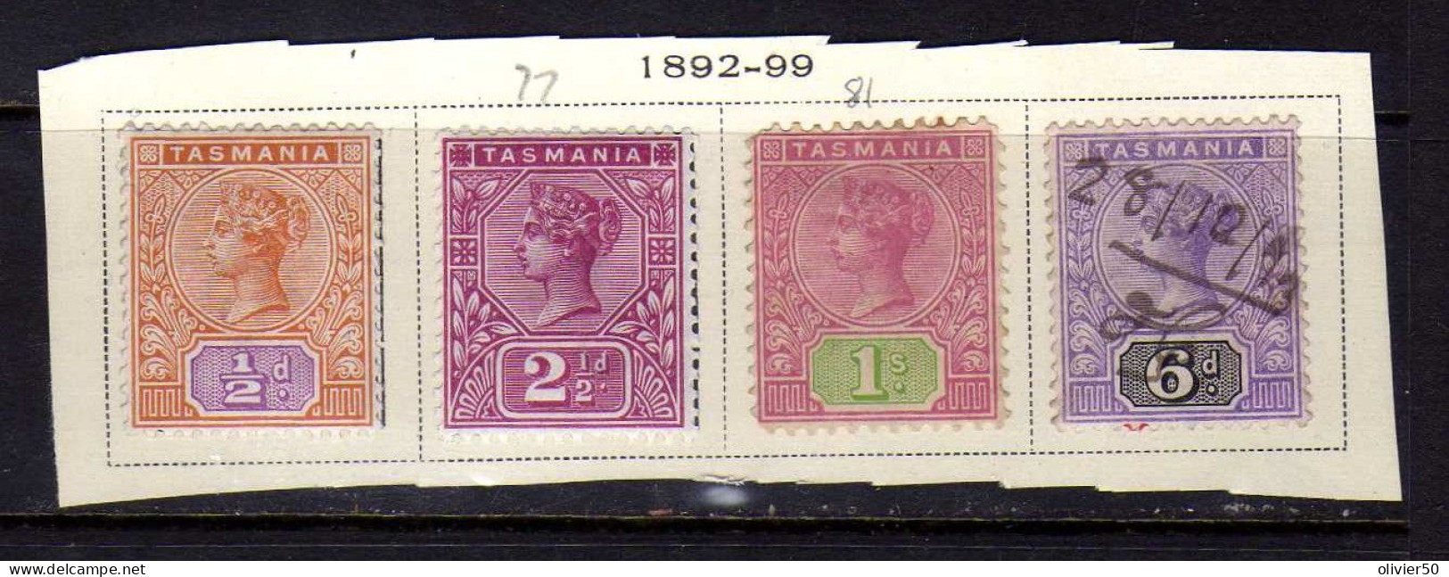 Australie - Tasmanie (1892-1912)  -  Victoria -   Neuf* Et Oblit - Mint Stamps