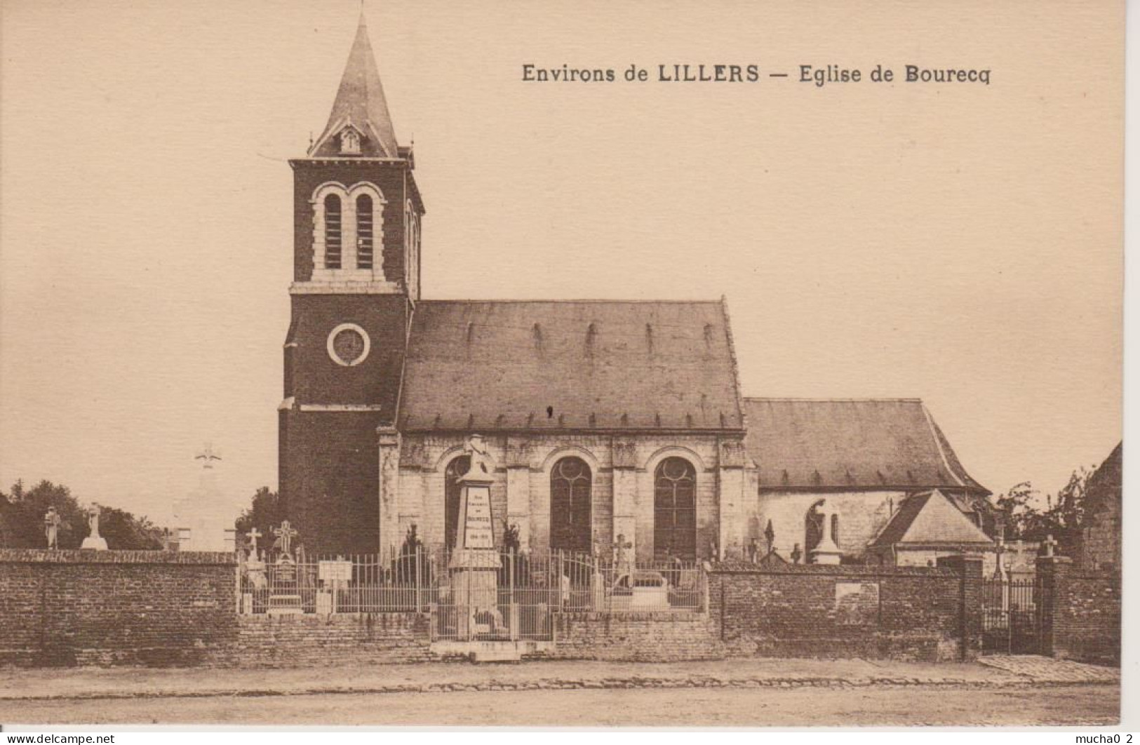 62 - LILLERS - EGLISE DE BOURECQ - Lillers