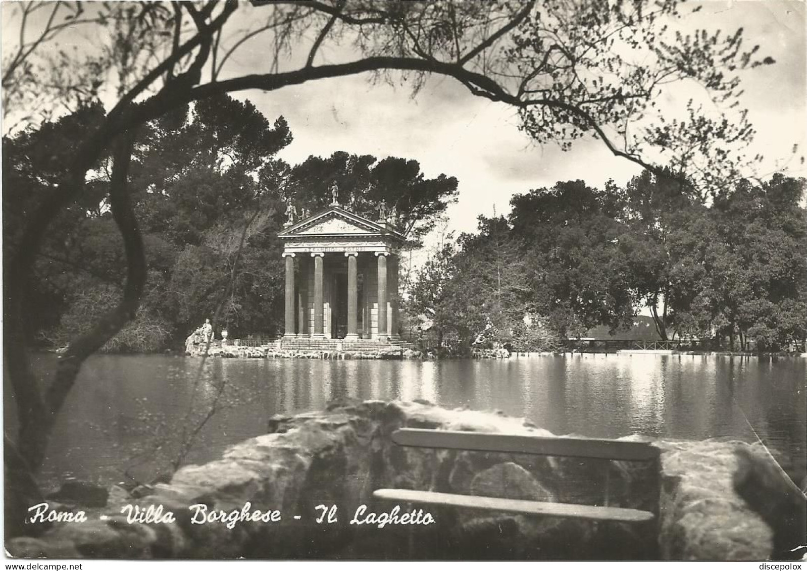 H3751 Roma - Villa Borghese - Il Laghetto - Panorama / Viaggiata 1955 - Parcs & Jardins