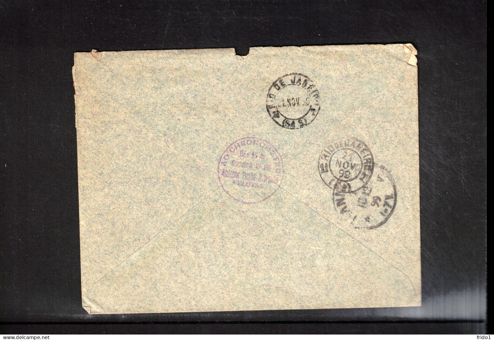 Brazil 1899 Interesting Letter To Germany - Lettres & Documents