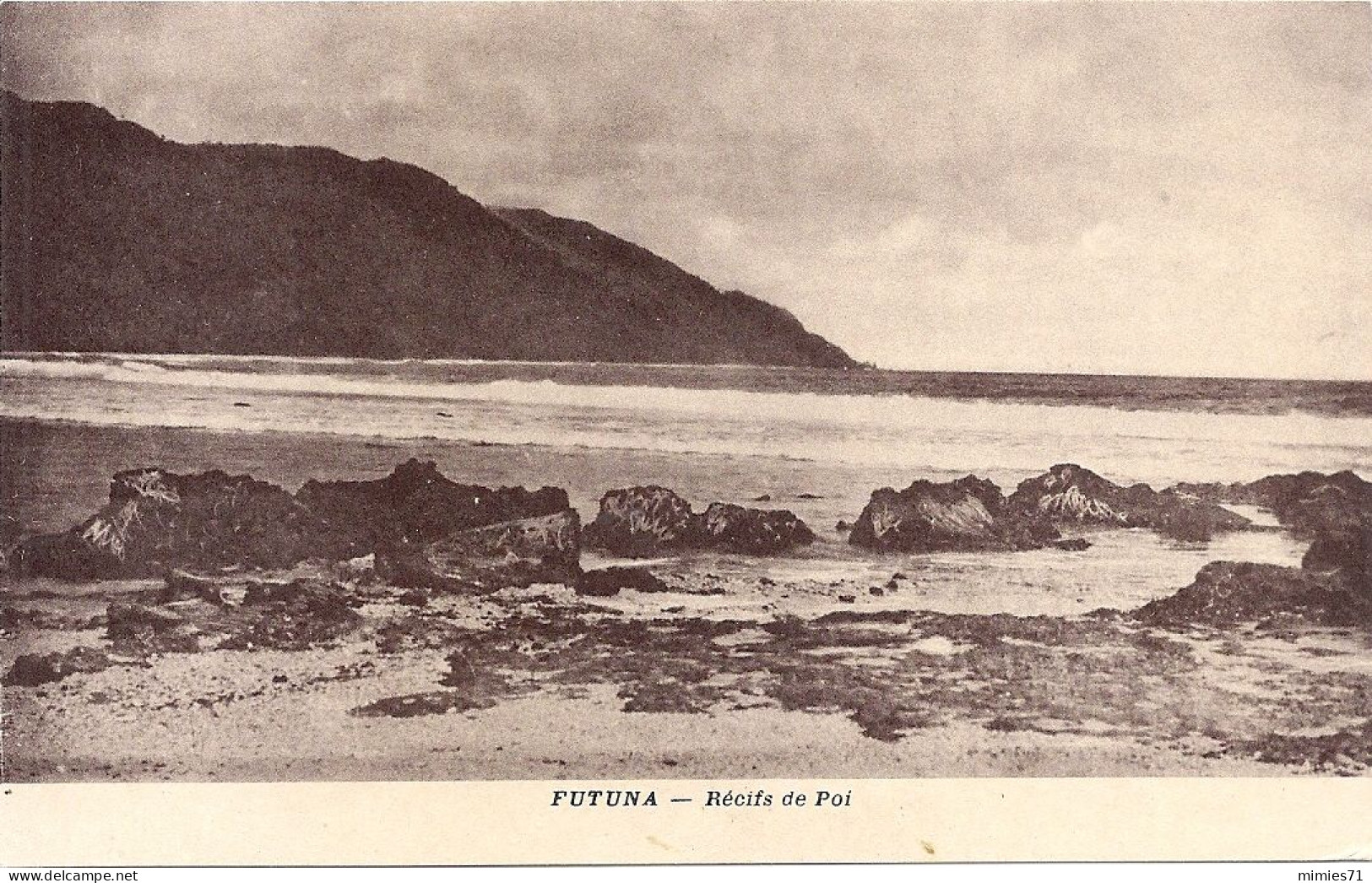 CPA  FUTUNA  Recifs De Poi - Wallis Und Futuna