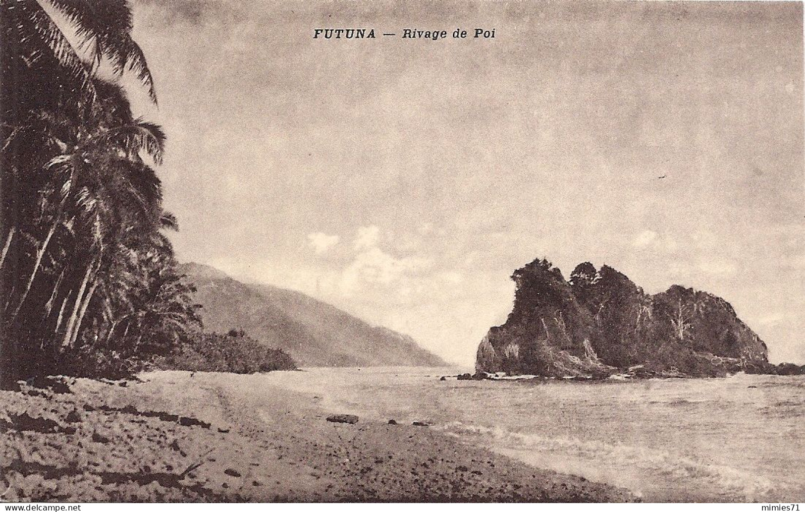 CPA  FUTUNA Rivage De Poi - Wallis Und Futuna