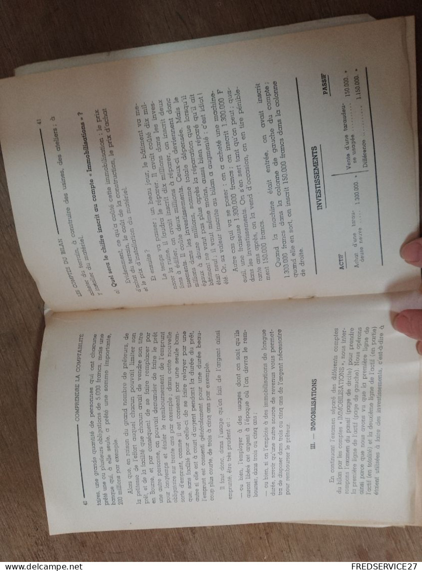 96 //  COMPRENDRE LA COMPTABILITE / 1953 - Comptabilité/Gestion