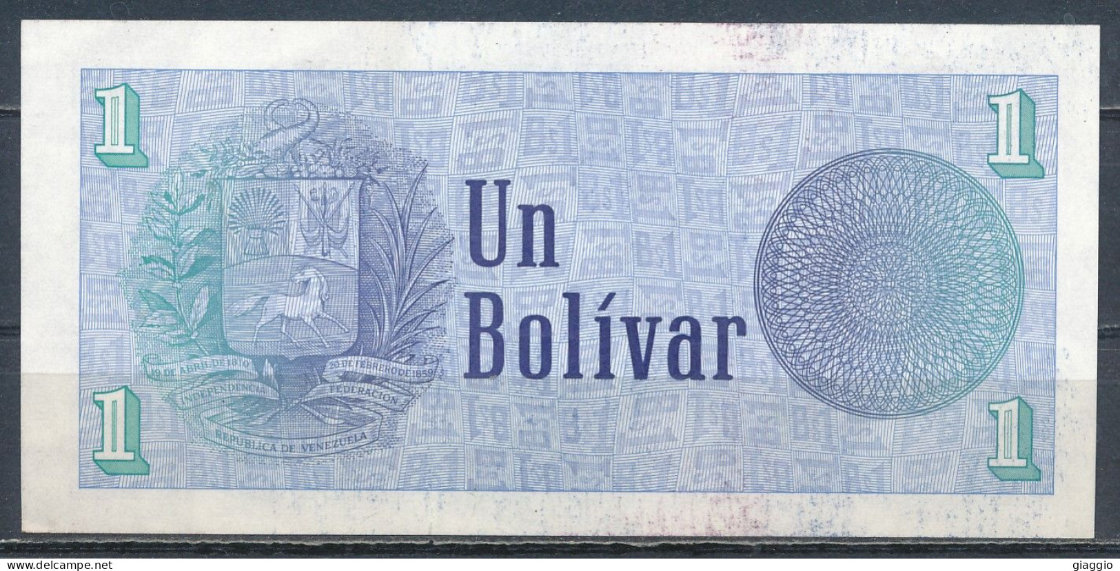 °°° VENEZUELA 1 BOLIVAR 1989 UNC °°° - Venezuela