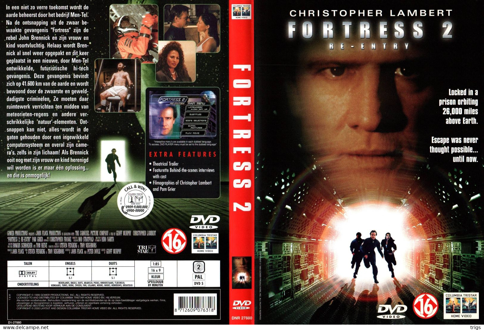 DVD - Fortress 2 - Sciences-Fictions Et Fantaisie