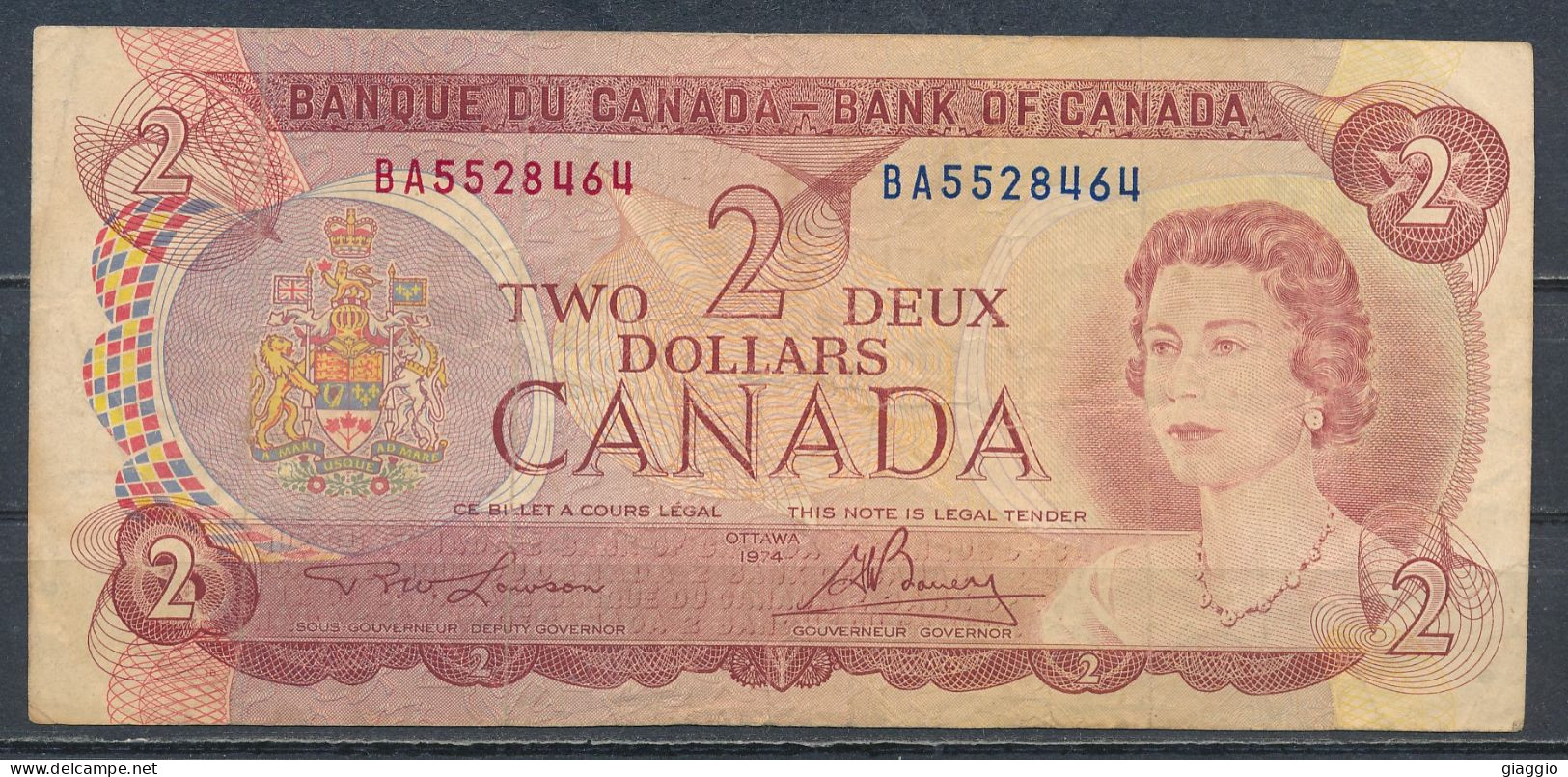 °°° CANADA 2 DOLLARS 1974 °°° - Canada