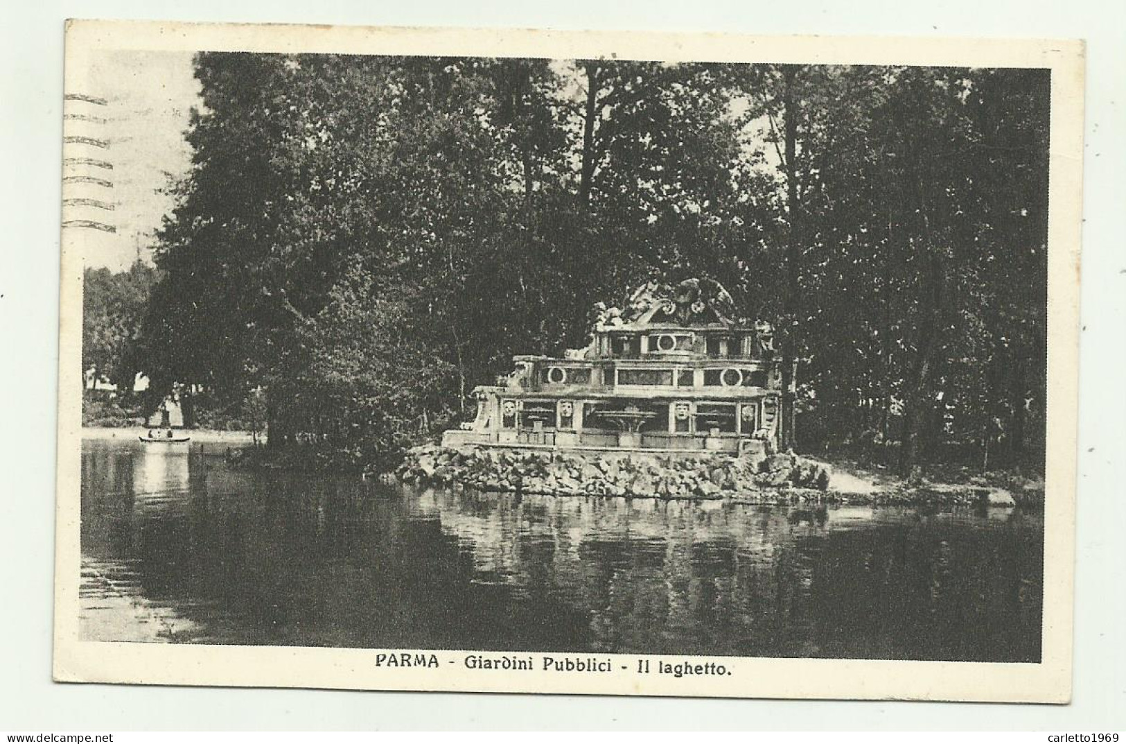 PARMA - GIARDINI PUBBLICI - IL LAGHETTO 1934  -  VIAGGIATA FP - Parma