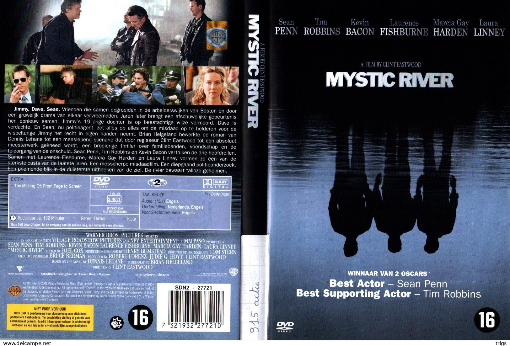 DVD - Mystic River - Policiers