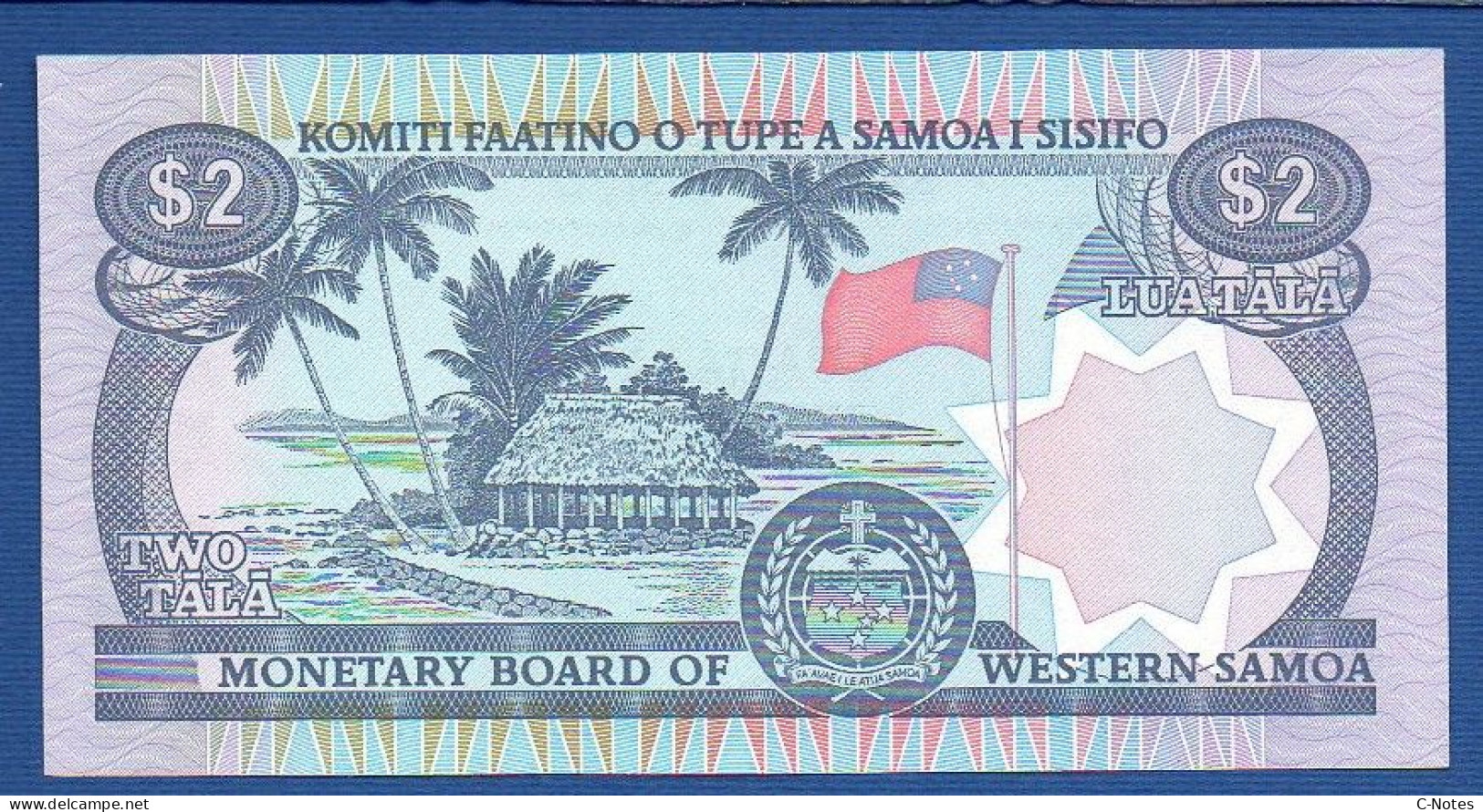 SAMOA - P.20 – 2 Tālā ND (1980) UNC, S/n A375110 - Samoa