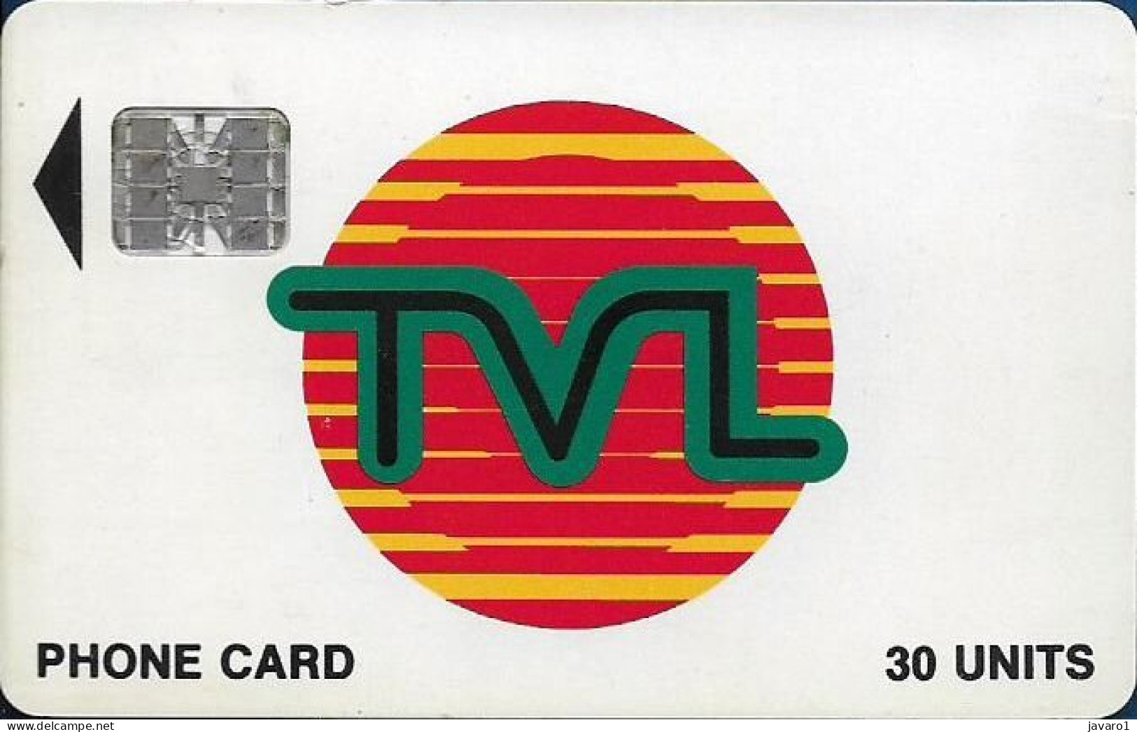 VANUATU : TVA-0004A TVL Logo 30 (SC7 AFNOR) ( Batch: C37141962) USED (x) - Vanuatu