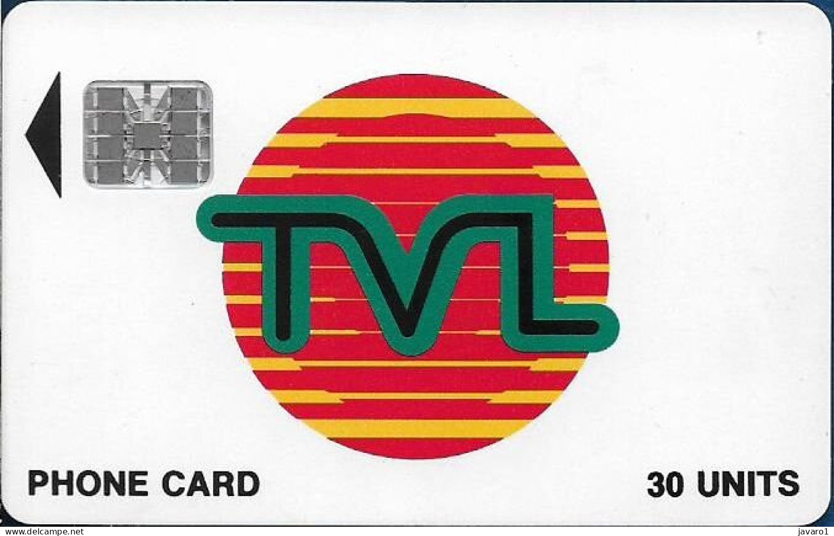 VANUATU : TVA-0004B TVL Logo 30 (SC7 AFNOR) ( Batch: C37141963) USED - Vanuatu