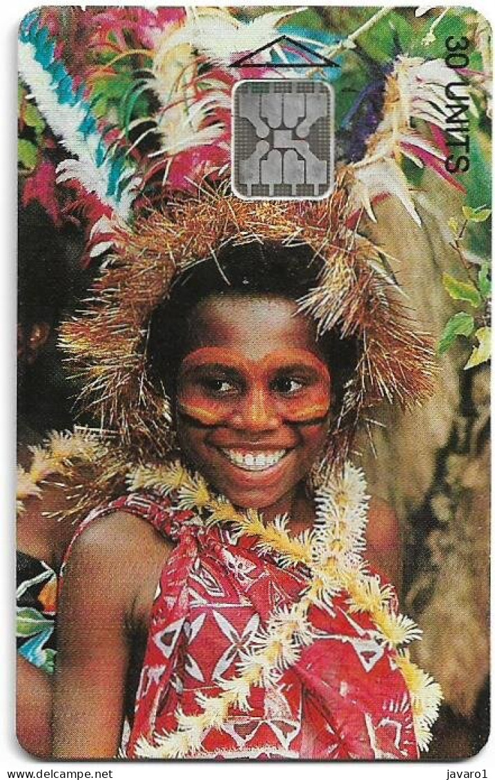 VANUATU : TVA-0007 Young Girl (Chip SC5) ( Batch: 000555) MINT - Vanuatu
