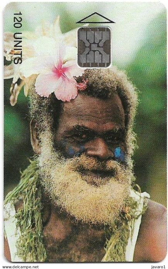 VANUATU : TVA-0009 Old Man (Chip SC5) ( Batch: 00553) MINT - Vanuatu