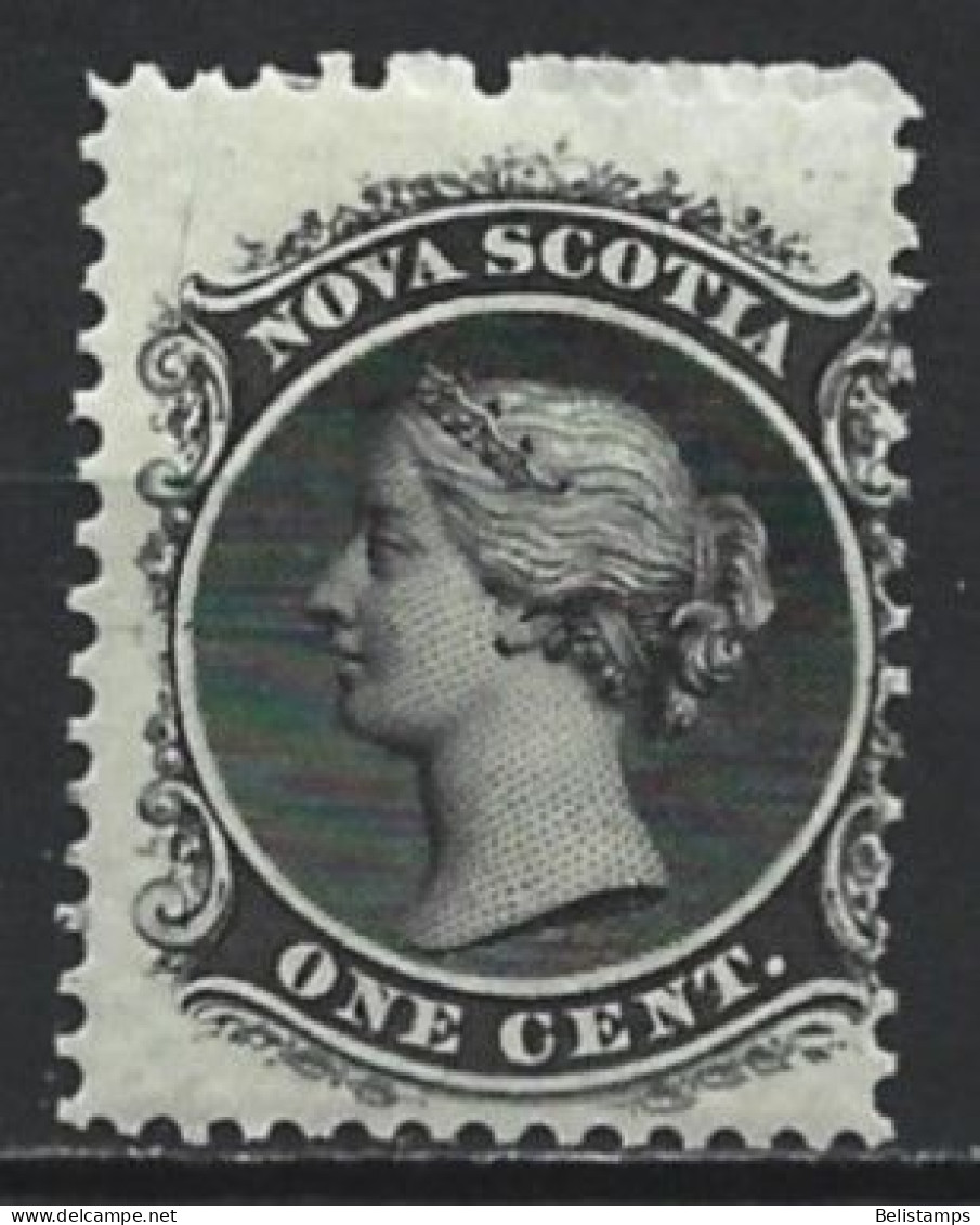 Nova Scotia 1860. Scott #8 (MH) Queen Victoria - Unused Stamps