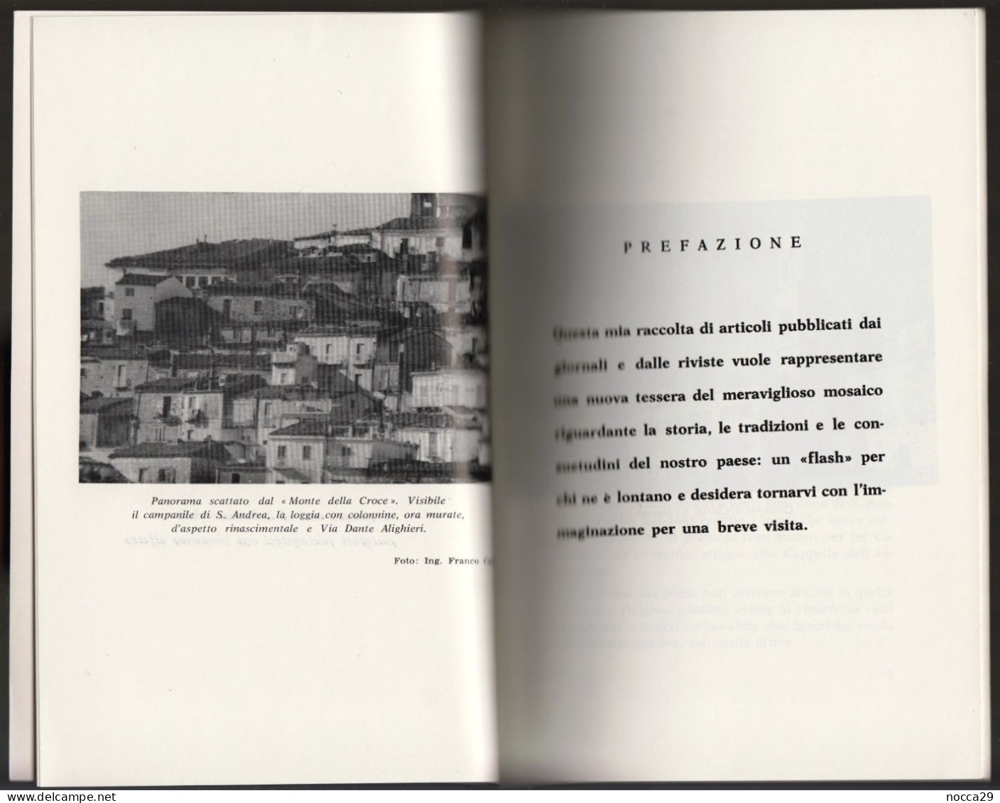OPUSCOLO STAMPATO NEL 1986 - ISTITUZIONI ED EMIGRATI DI S.AGATA DI PUGLIA  - AUTORE: MICHELE ANTONACCIO  (STAMP273) - Tourisme, Voyages