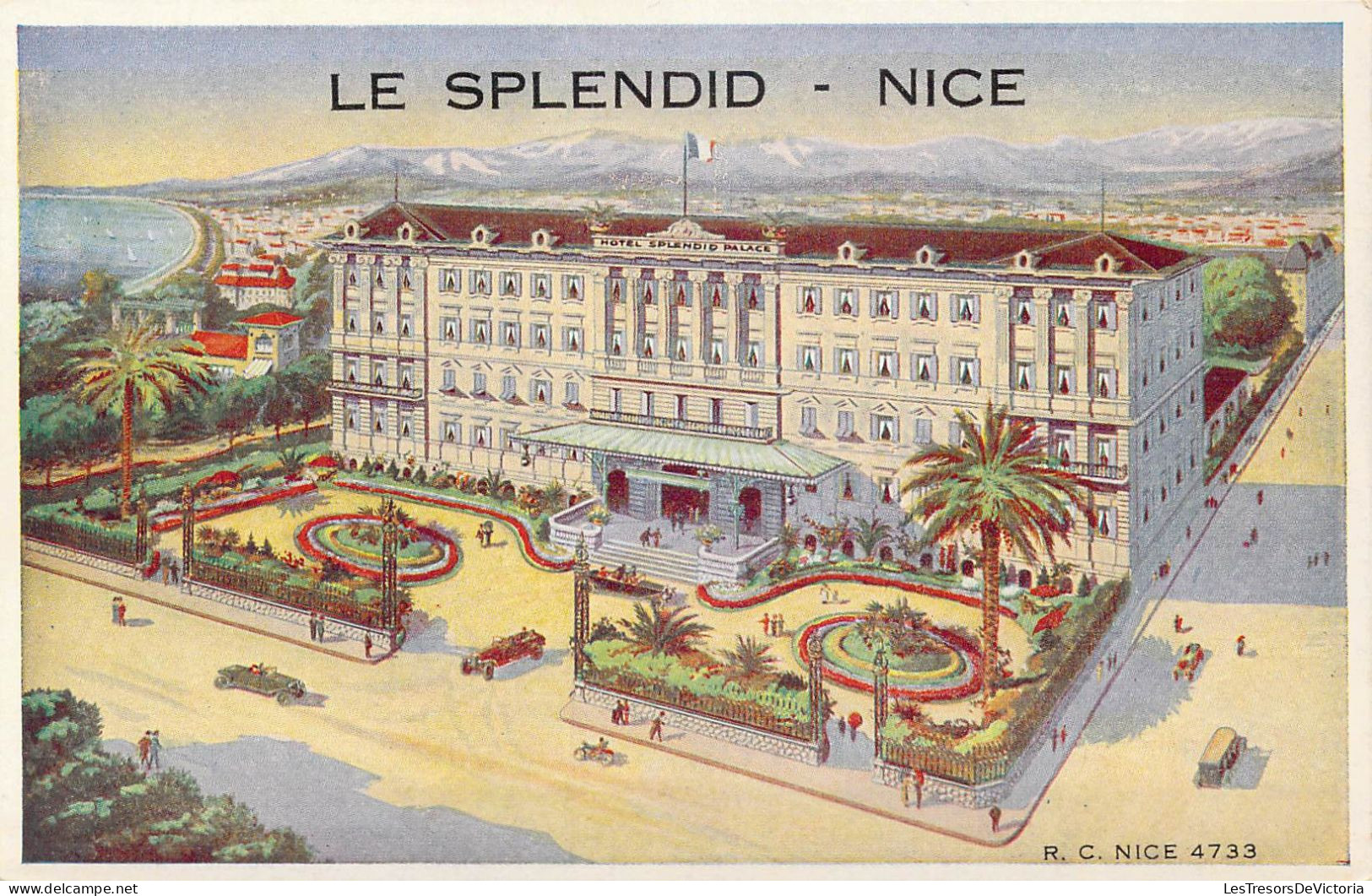 FRANCE - 06 - Nice - Le Splendid Hôtel - 50 Boulevard Victor-Hugo - Carte Postale Ancienne - Cafés, Hoteles, Restaurantes