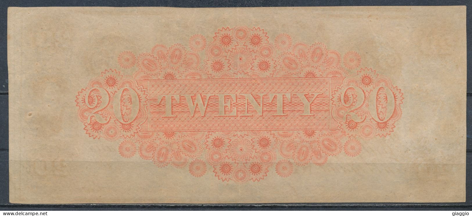 °°° USA - 20 DOLLARS 1850 CANAL BANK NEW ORLEANS B °°° - Devise De La Confédération (1861-1864)