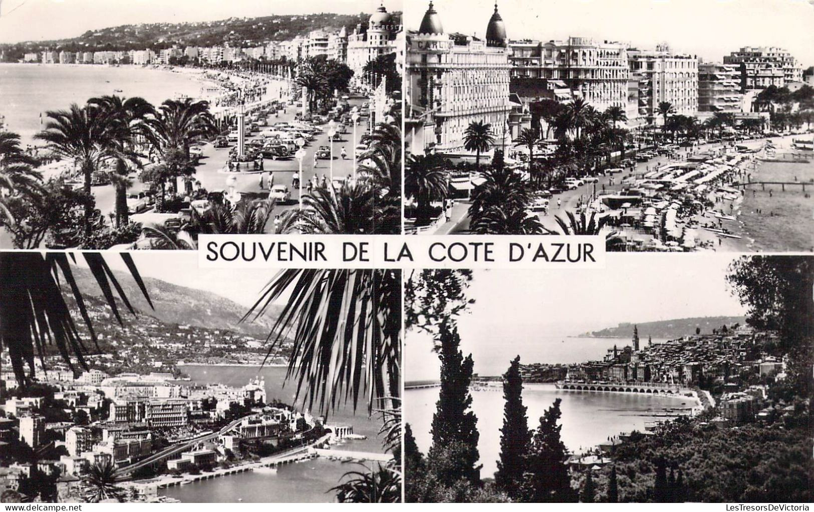 FRANCE - Régions - Cote D'Azur - Souvenir De La Cote D'Azur - Nice - Cannes - Monte-Carlo - Carte Postale Ancienne - Andere & Zonder Classificatie