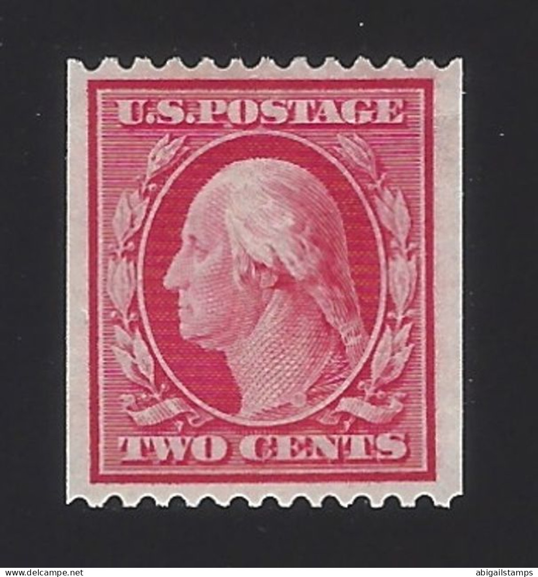 US #386 1910 Carmine Wmk 190 Perf 12 Horz Mint OG LH VF SCV $130 - Unused Stamps