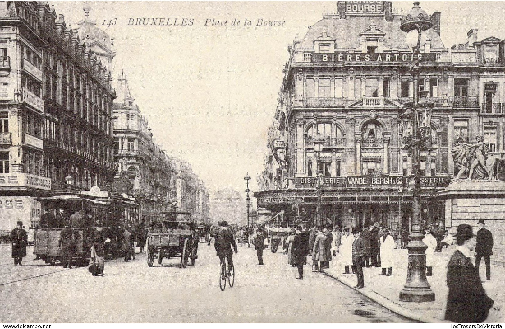 BELGIQUE - Bruxelles - Place De La Bourse - Carte Postale Ancienne - Places, Squares