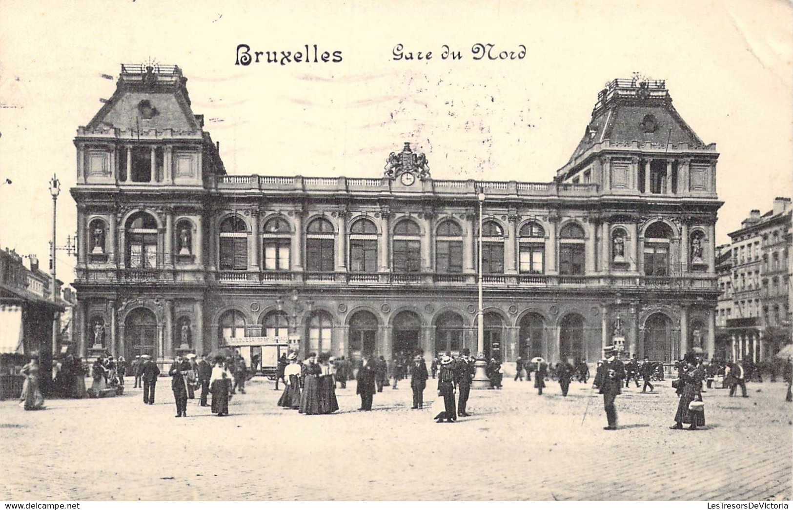 BELGIQUE - Bruxelles - Gare Du Nord - Carte Postale Ancienne - Chemins De Fer, Gares