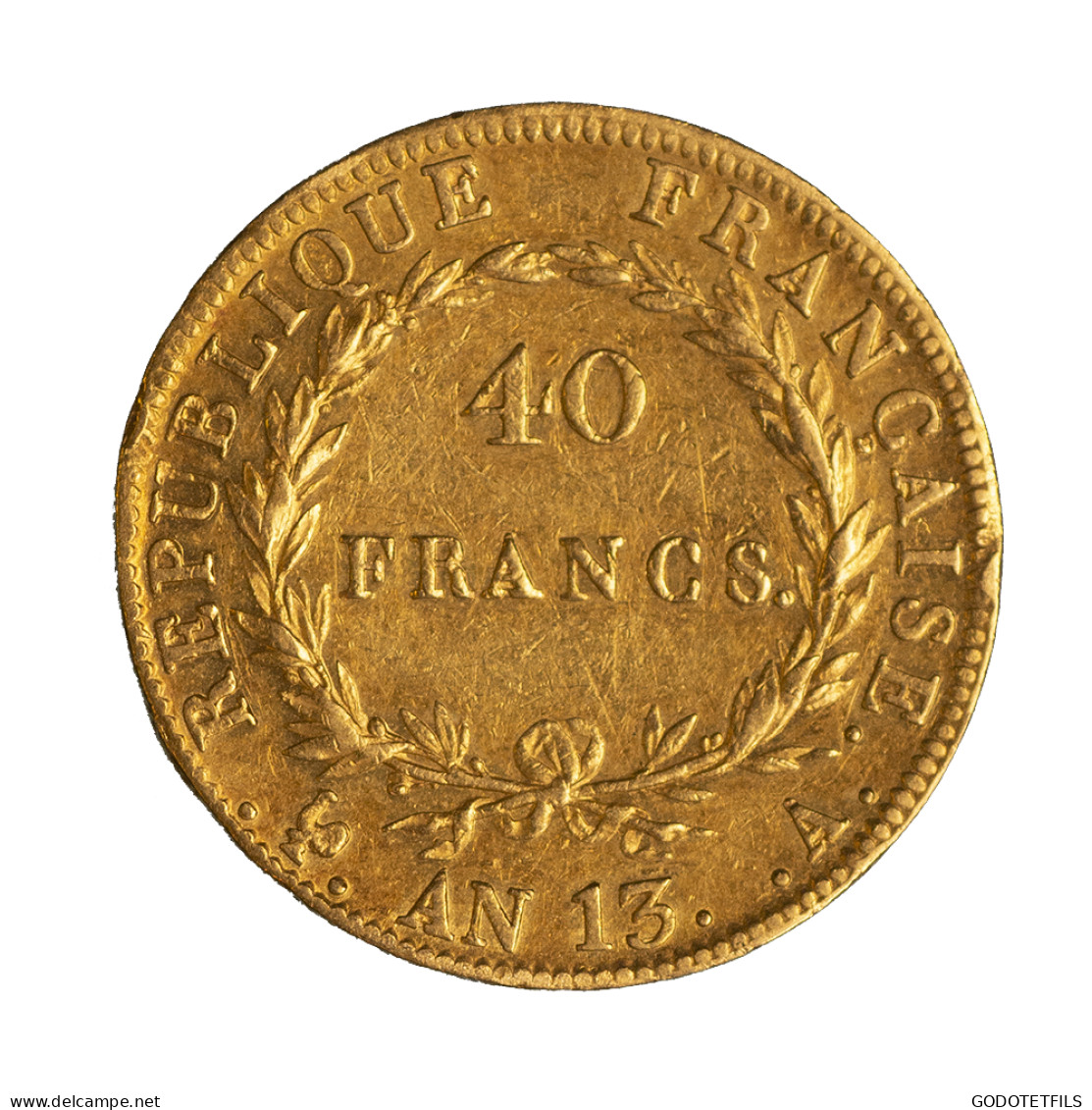 Premier Empire - 40 Francs Napoléon Empereur An 13 (1804) Paris - 40 Francs (goud)