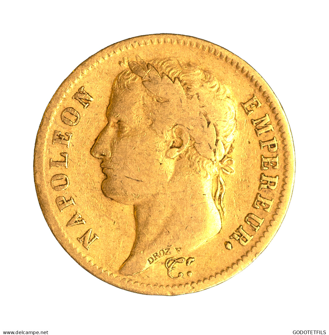 Premier Empire - 40 Francs Napoléon Ier Tête Laurée - 1811 Paris - 40 Francs (goud)