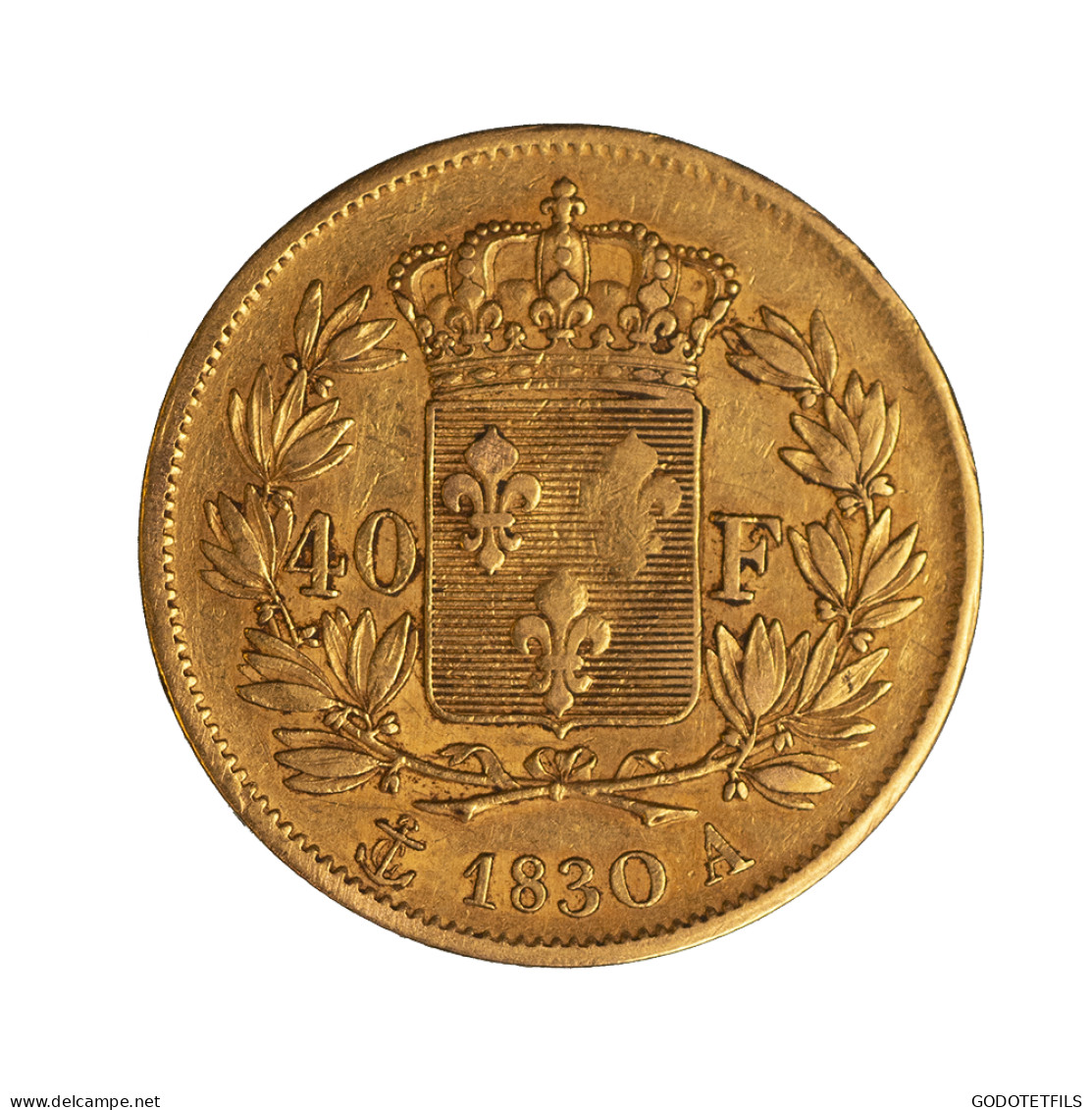 Charles X-40 Francs 1830 Paris - 40 Francs (goud)