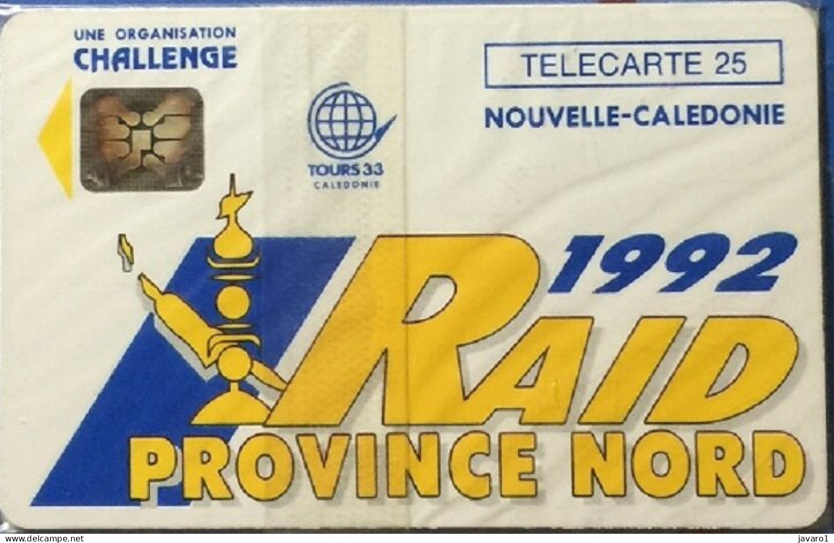 NEW CALEDONIA : NC-P0001  25 Raid Province Nord 92 ( Batch: IN FOLDER) MINT - Nouvelle-Calédonie