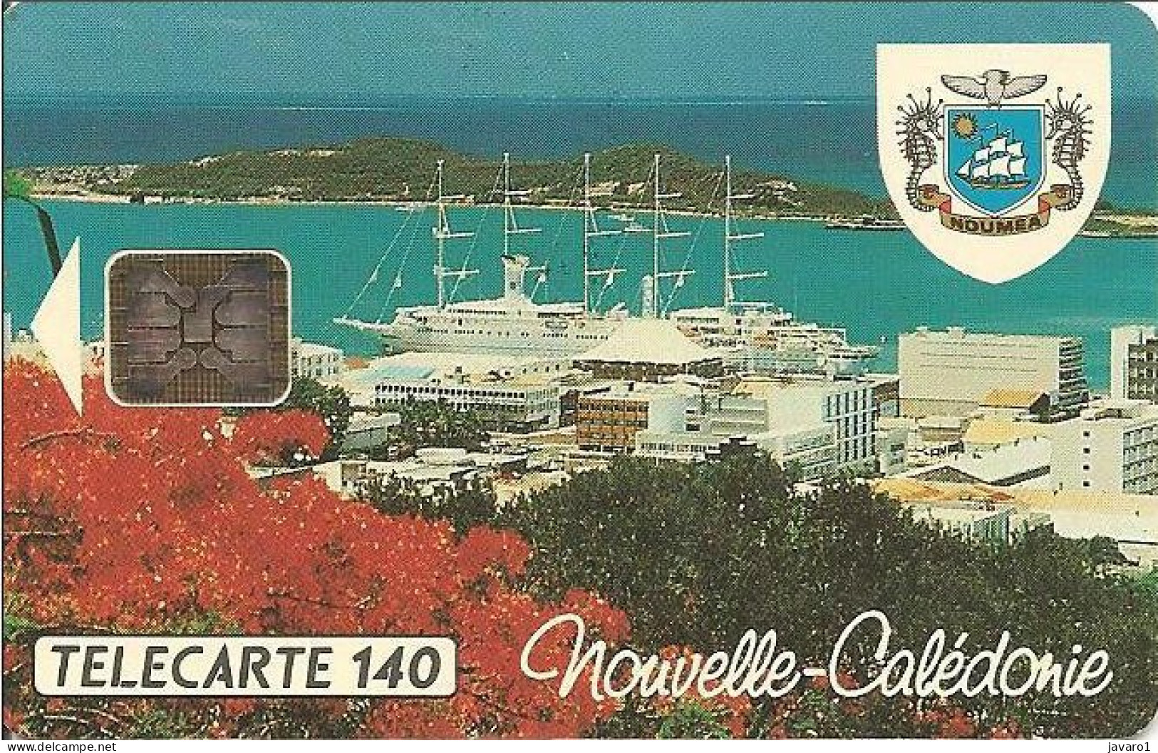 NEW CALEDONIA : NC-012A 140 Noumea 05/94 ( Batch: C44100789) USED - Nouvelle-Calédonie