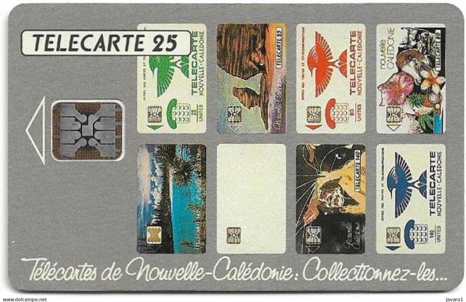 NEW CALEDONIA : NC-010  25 Patchwork 11/93 ( Batch: C38042912) USED - Nouvelle-Calédonie