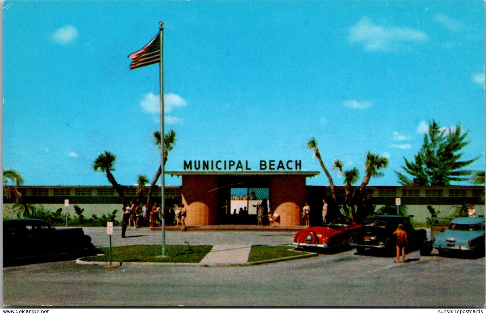 Florida St Petersburg Entrance To Public Beach On Holiday Isles - St Petersburg