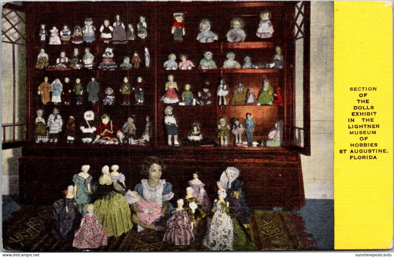 Florida St Augustine Lightner Museum Of Hobbies Section Of Dolls Exhibit - St Augustine