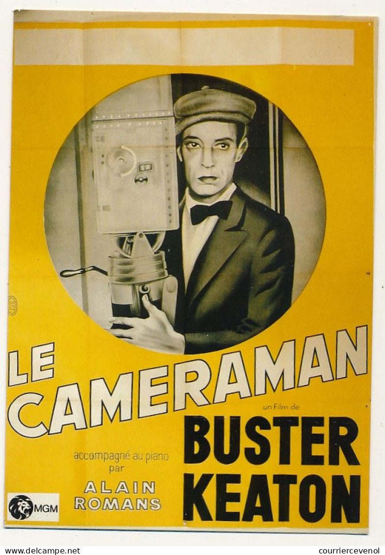 CPM - Reproduction D'affiche CINEMA - Le Cameraman (Buster Keaton) - Publicidad