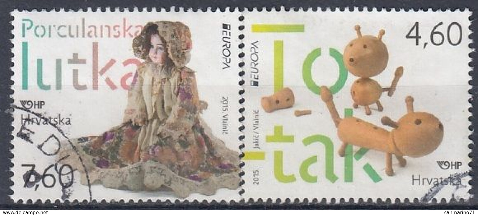 CROATIA 1181-1182,used - Dolls