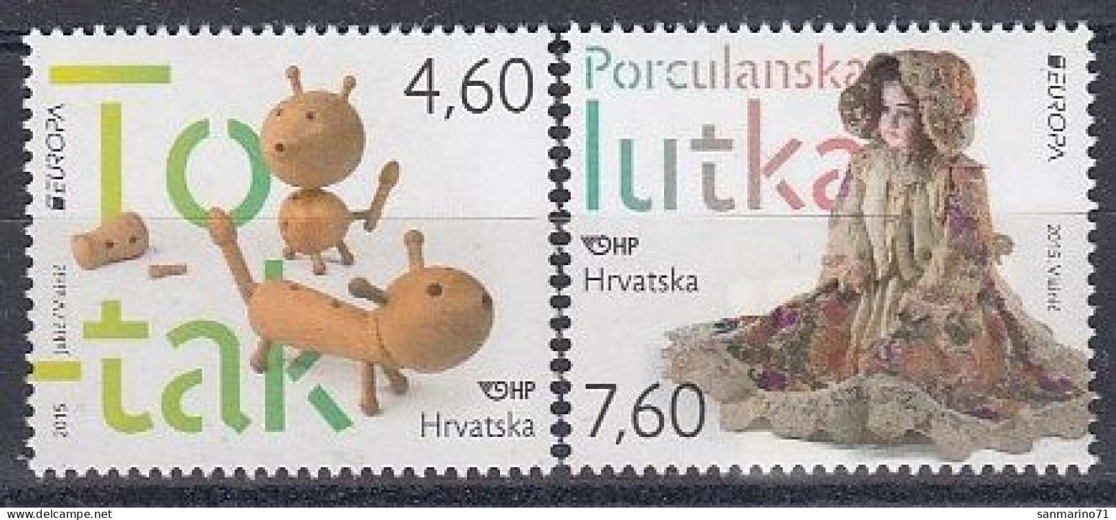 CROATIA 1181-1182,unused - Poppen