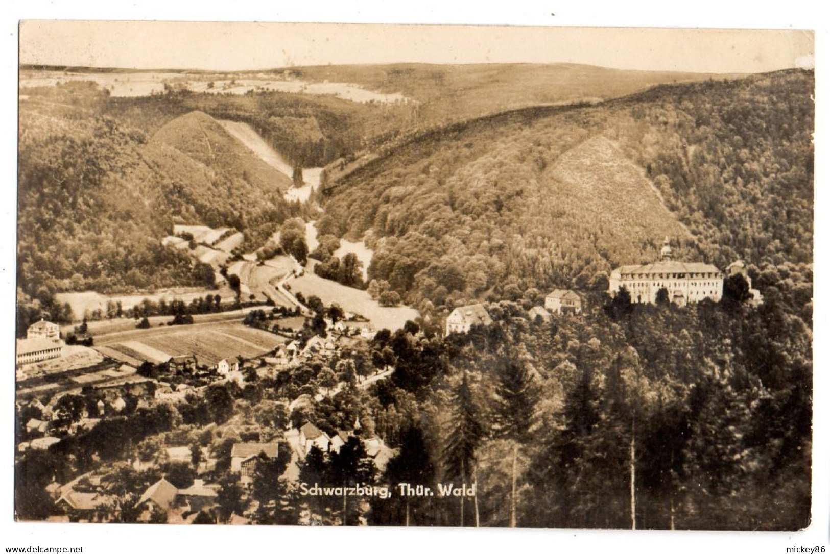 Allemagne--près Rudolstadt--SCHWARZBURG--Vue Générale - Rudolstadt