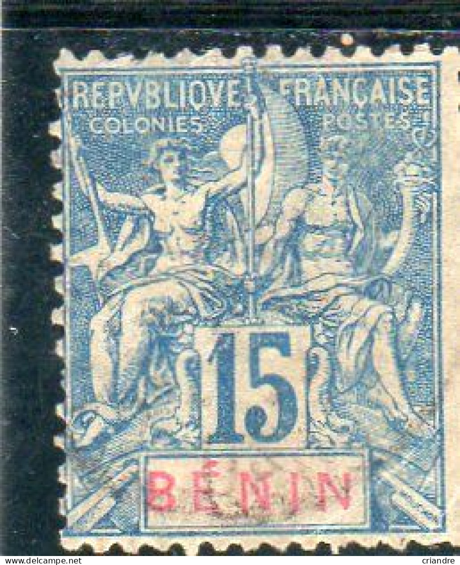 France: Ex Colonies :Bénin Année 1894 N° 38 Oblitéré - Usati