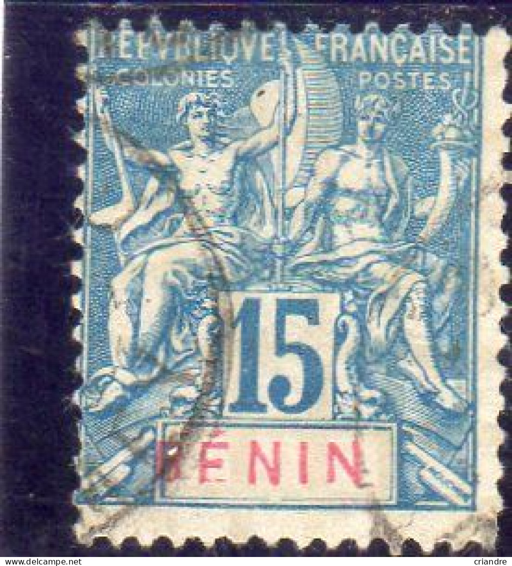 France: Ex Colonies :Bénin Année 1894 N° 38 Oblitéré - Usati