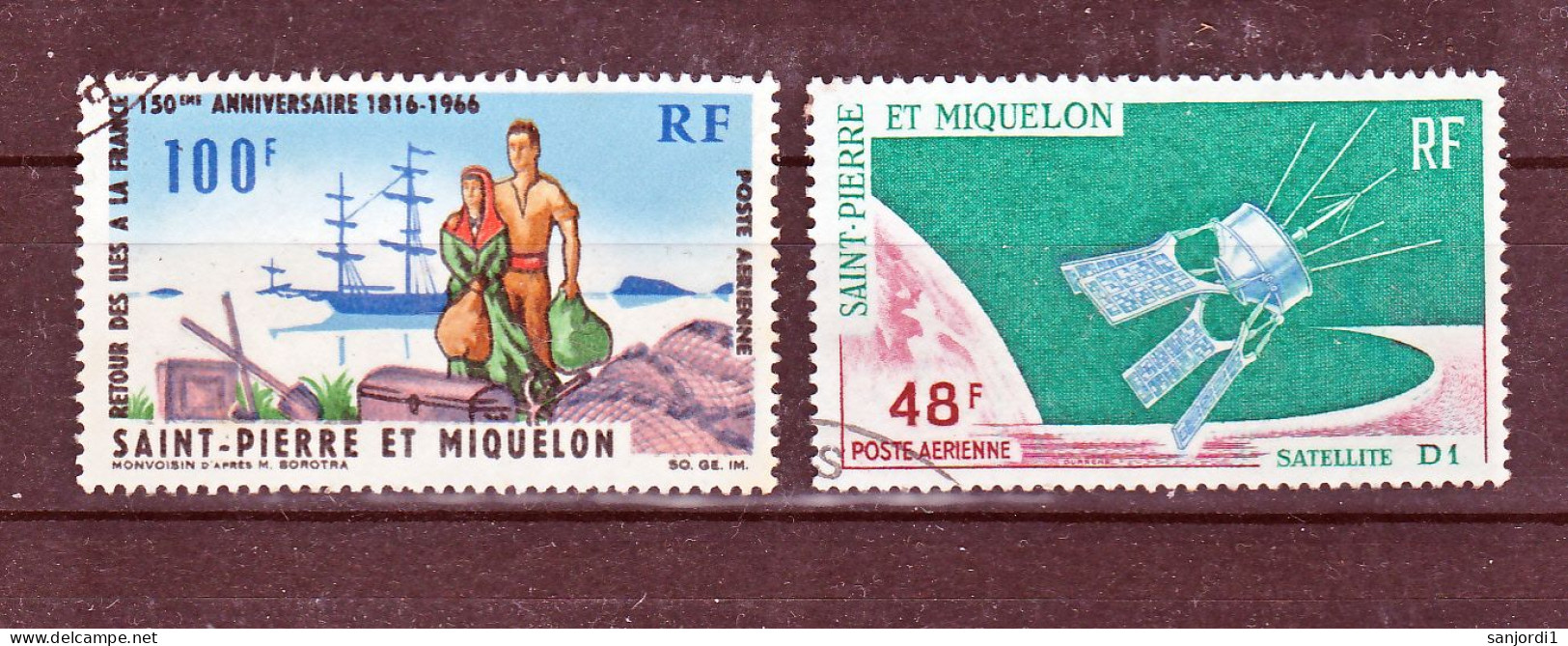 Saint Pierre Et Miquelon PA  35/36 Div Oblitérés Used Cote 14.7 - Oblitérés