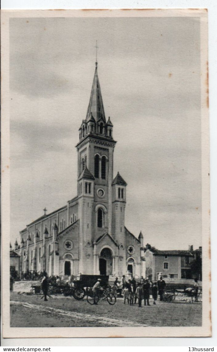 Carte Postale Ancienne Thénezay - Eglise Paroissiale - Thenezay