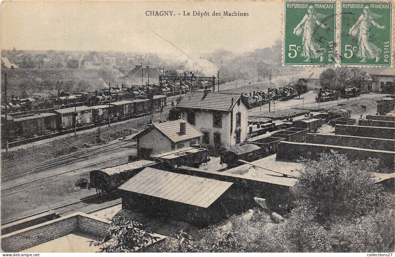 71-CHAGNY- LE DEPÔT DES MACHINES - Chagny