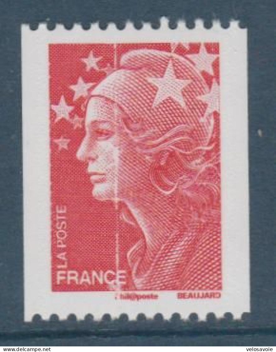 N° 4240 MARIANNE BEAUJARD AVEC VARIETE GRAND TRAIT VERTICAL BLANC ** - Unused Stamps