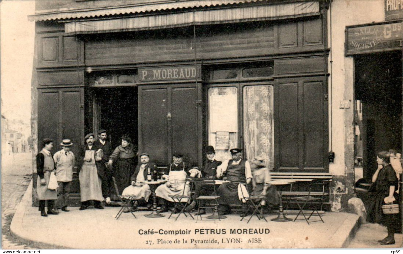 Lyon-Vaise Café-Comptoir Petrus Moreaud Commerce Commercio 贸易 Trade トレード Bar Bistrot Rhône 69009 En B.Etat - Lyon 9