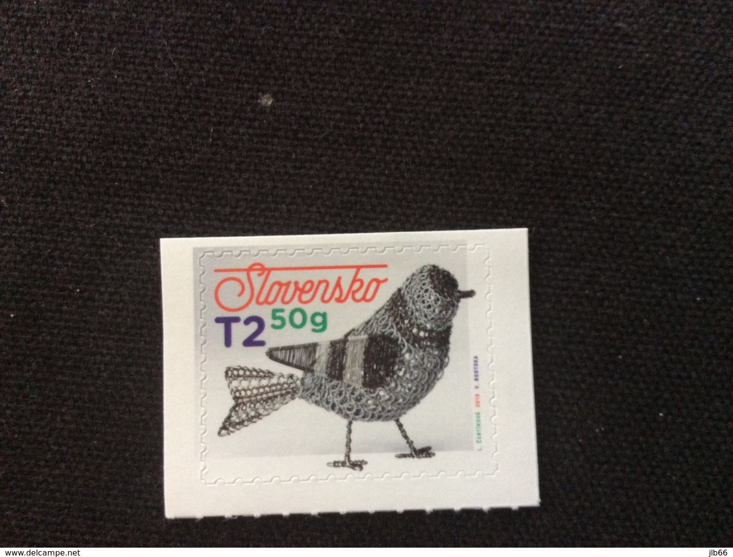 Slovaquie 2019 PAQUES YT 760 Auto Adhésif ** Oiseau En Fer Blanc Ferblanterie Traditionnelle - Unused Stamps