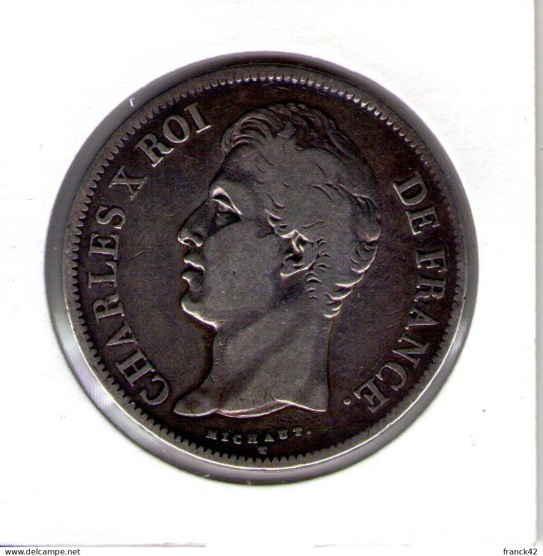 France. Charles X. 5 Francs 1827 B - 5 Francs