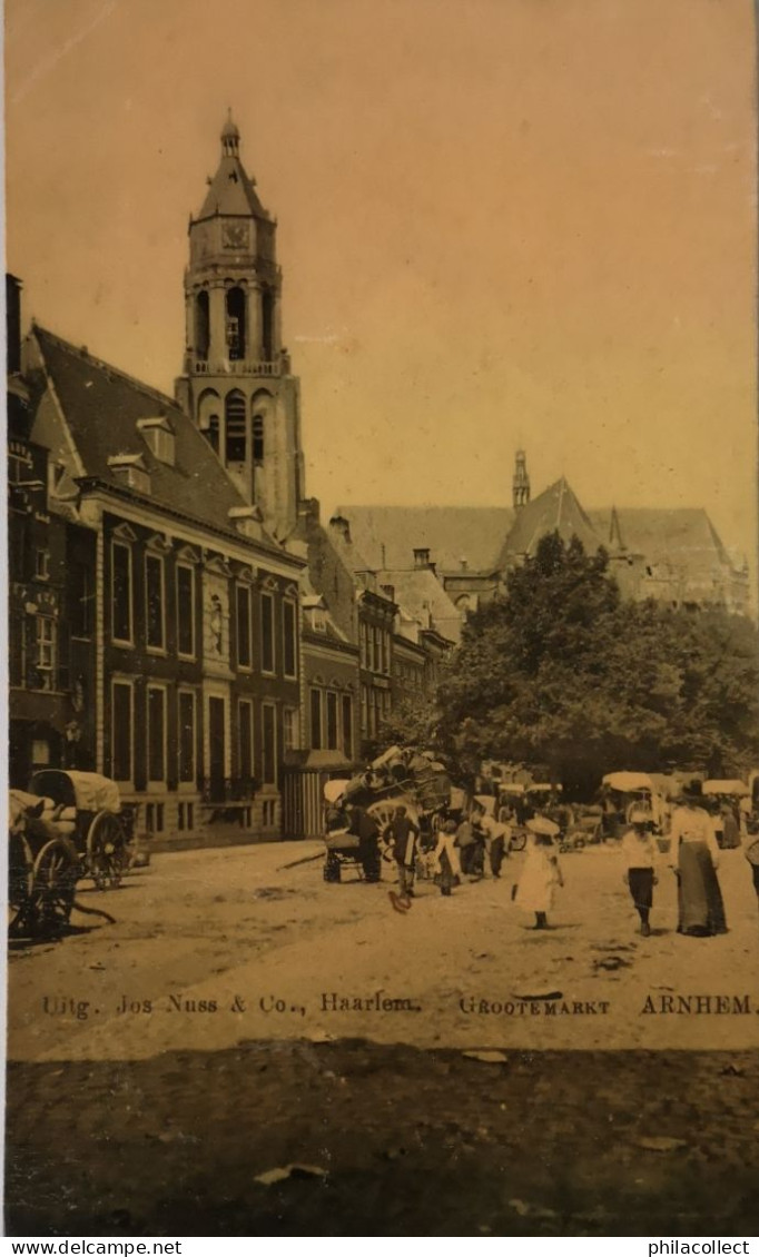 Arnhem // Groote Markt 1905 Topkaart - Arnhem