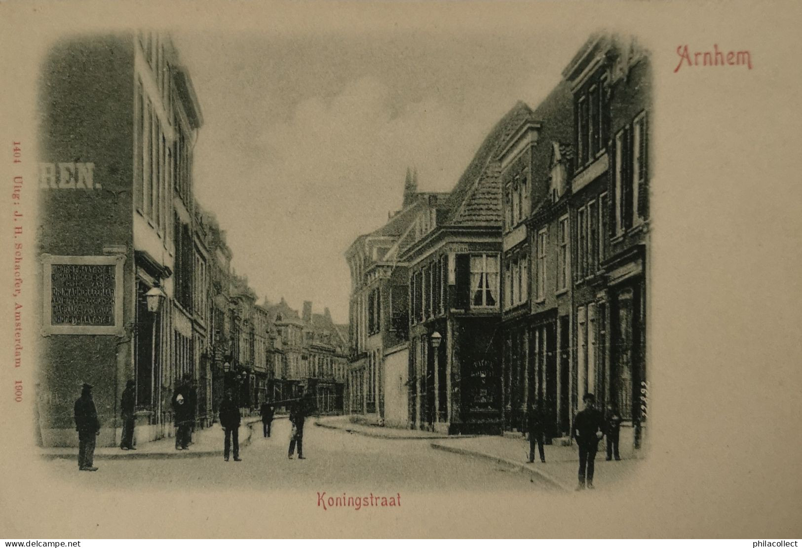 Arnhem // Koningstraat Ca 1900 Topkaart - Arnhem