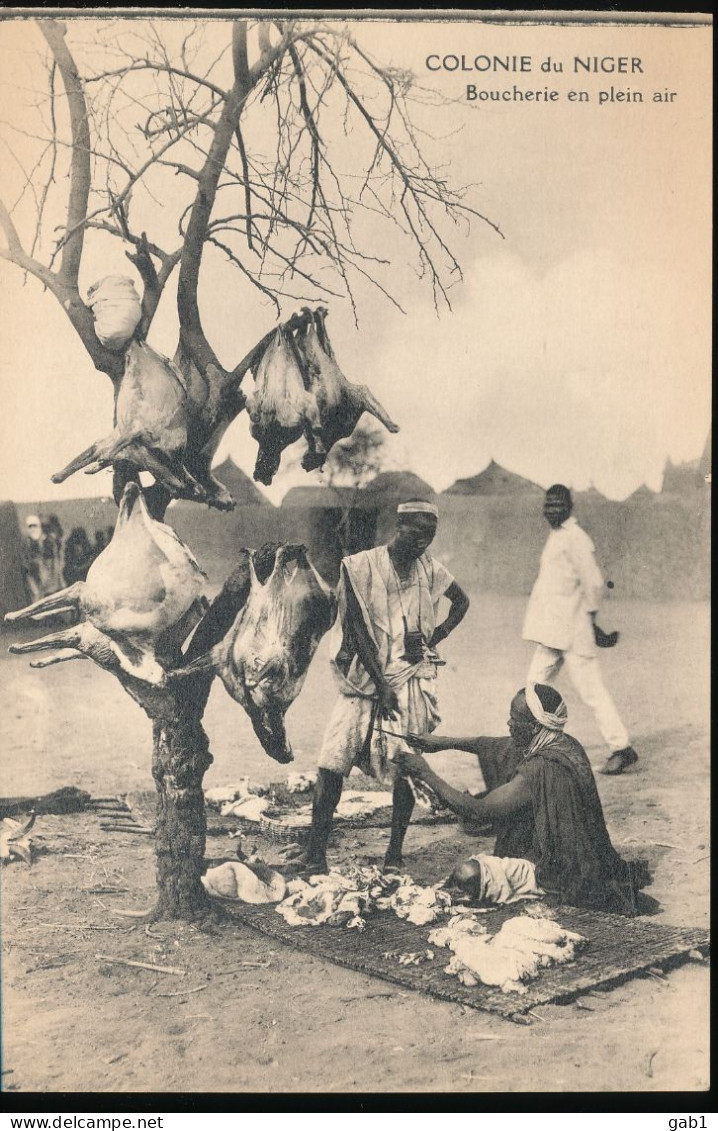 Colonie Du Niger --- Boucherie En Plein Air - Niger